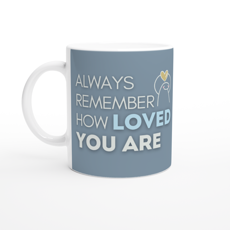 Personalised Always Remember How Loved You Are (Blue) – Mugs