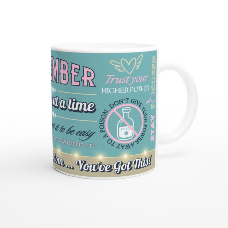 Daily Reminders (Blue) – Mugs