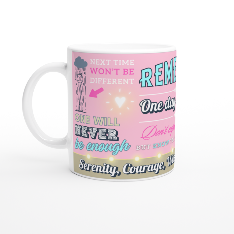 Daily Reminders (Pink) Mugs