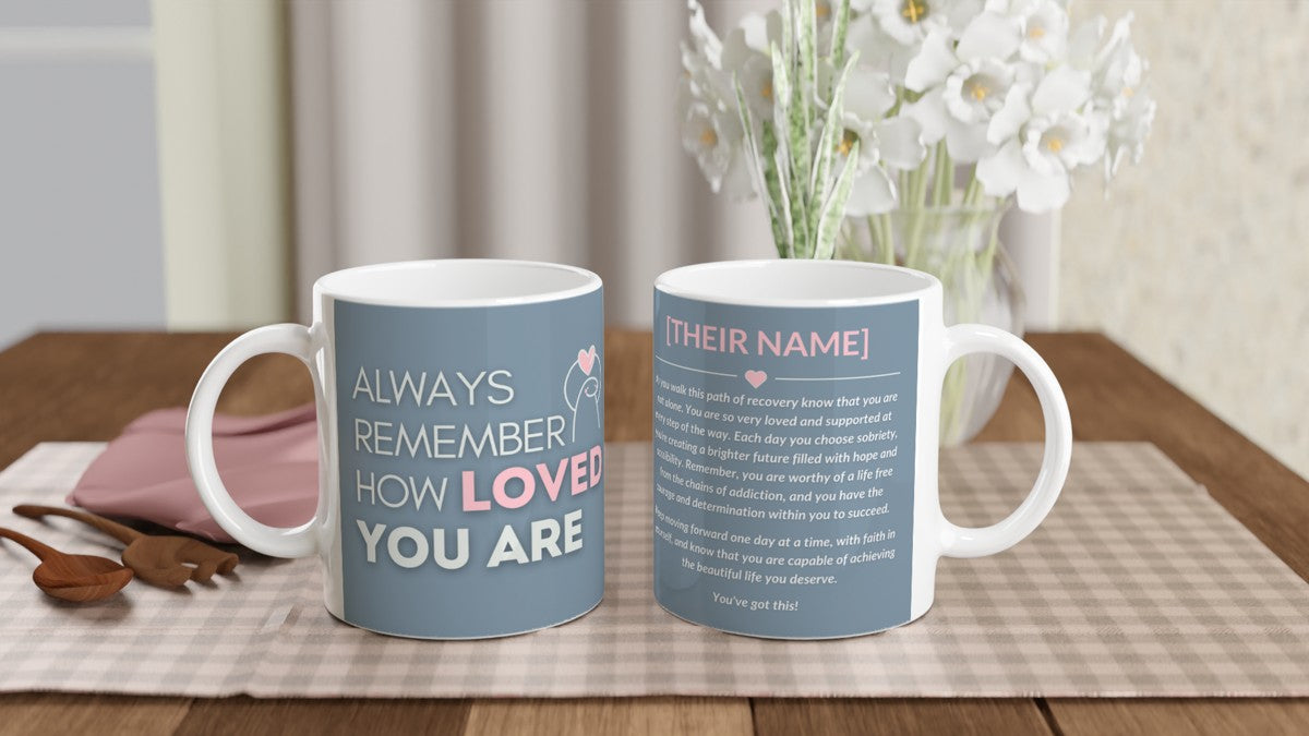 Personalised Always Remember How Loved You Are (Pink) – Mugs