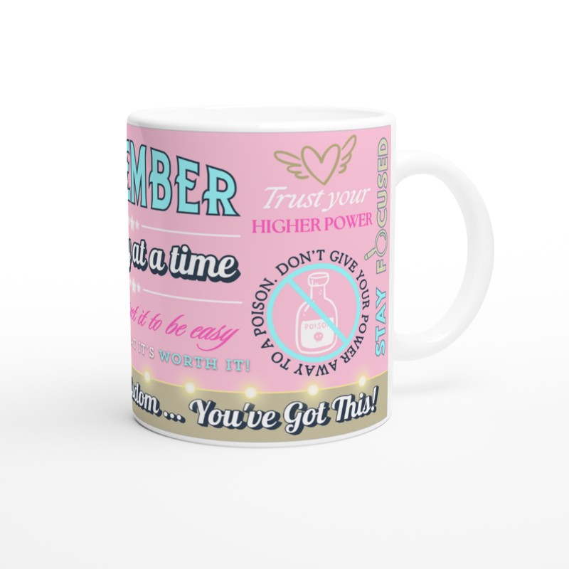 Daily Reminders (Pink) Mugs