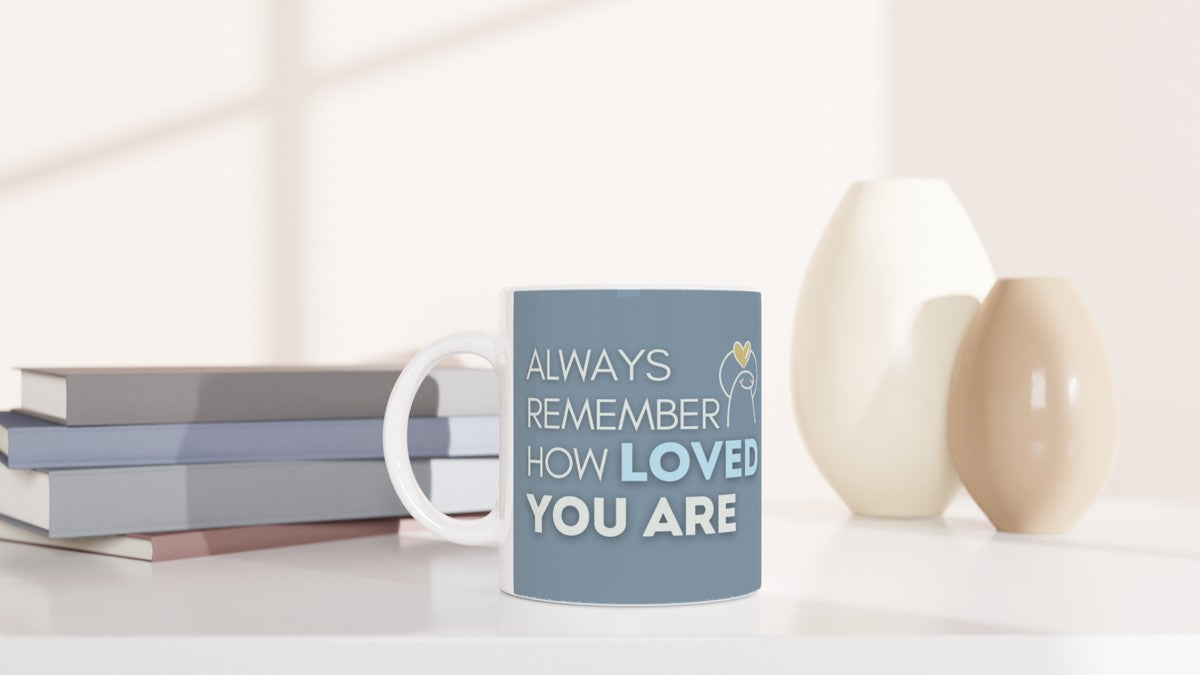 Personalised Always Remember How Loved You Are (Blue) – Mugs