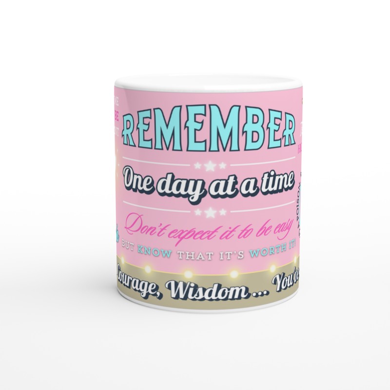 Daily Reminders (Pink) Mugs