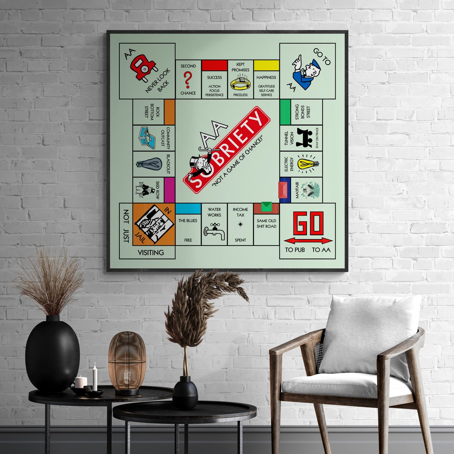 AA Sobriety Game – Wall Art