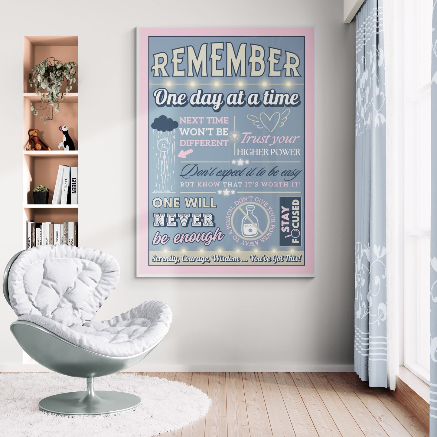 Daily Reminders (Various Colours) – Wall Art