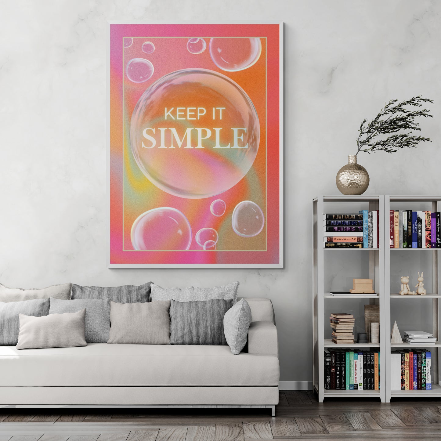 Keep It Simple (Bubble) – Wall Art