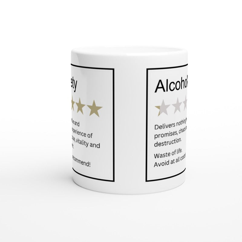 Sobriety Review Style – Mugs