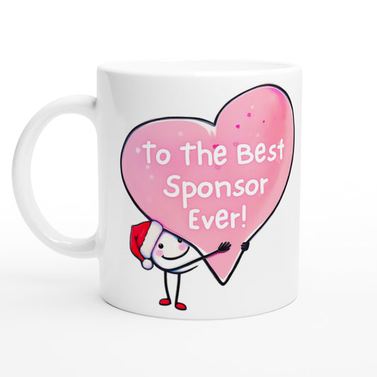 'To The Best Sponsor Ever' – Christmas Gift Mugs