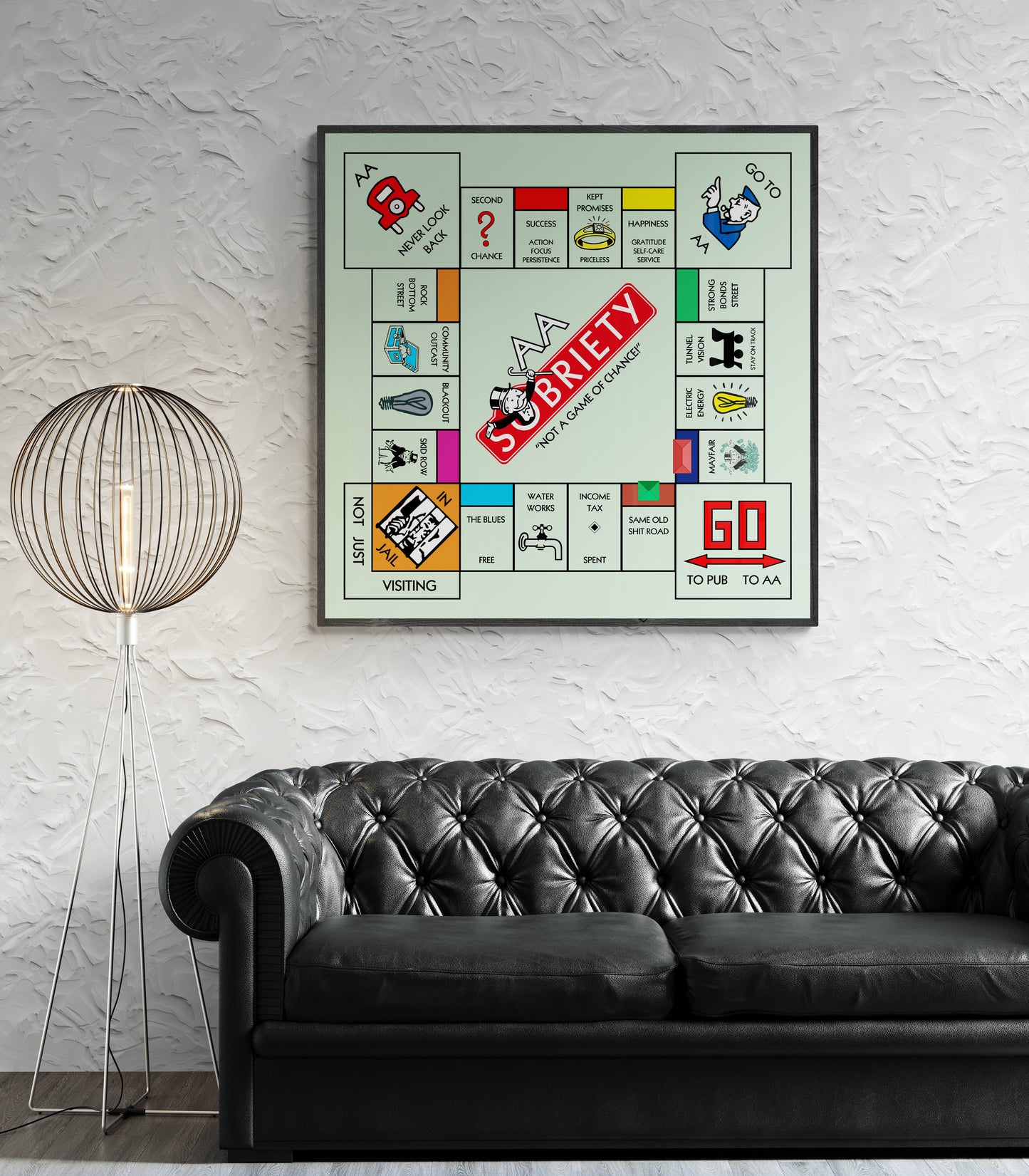 AA Sobriety Game – Wall Art