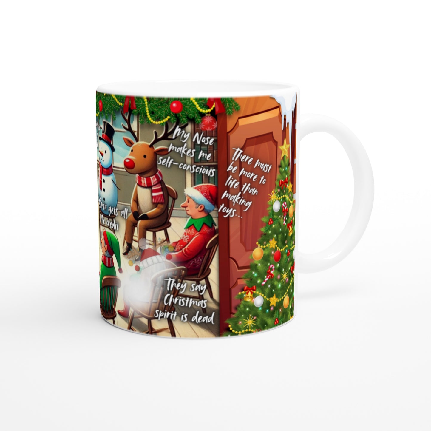 Christmas Group Therapy (comical) – Mugs